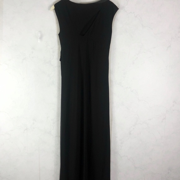[R&M Richards] Classic Black Maxi Dress - Picture 5 of 7